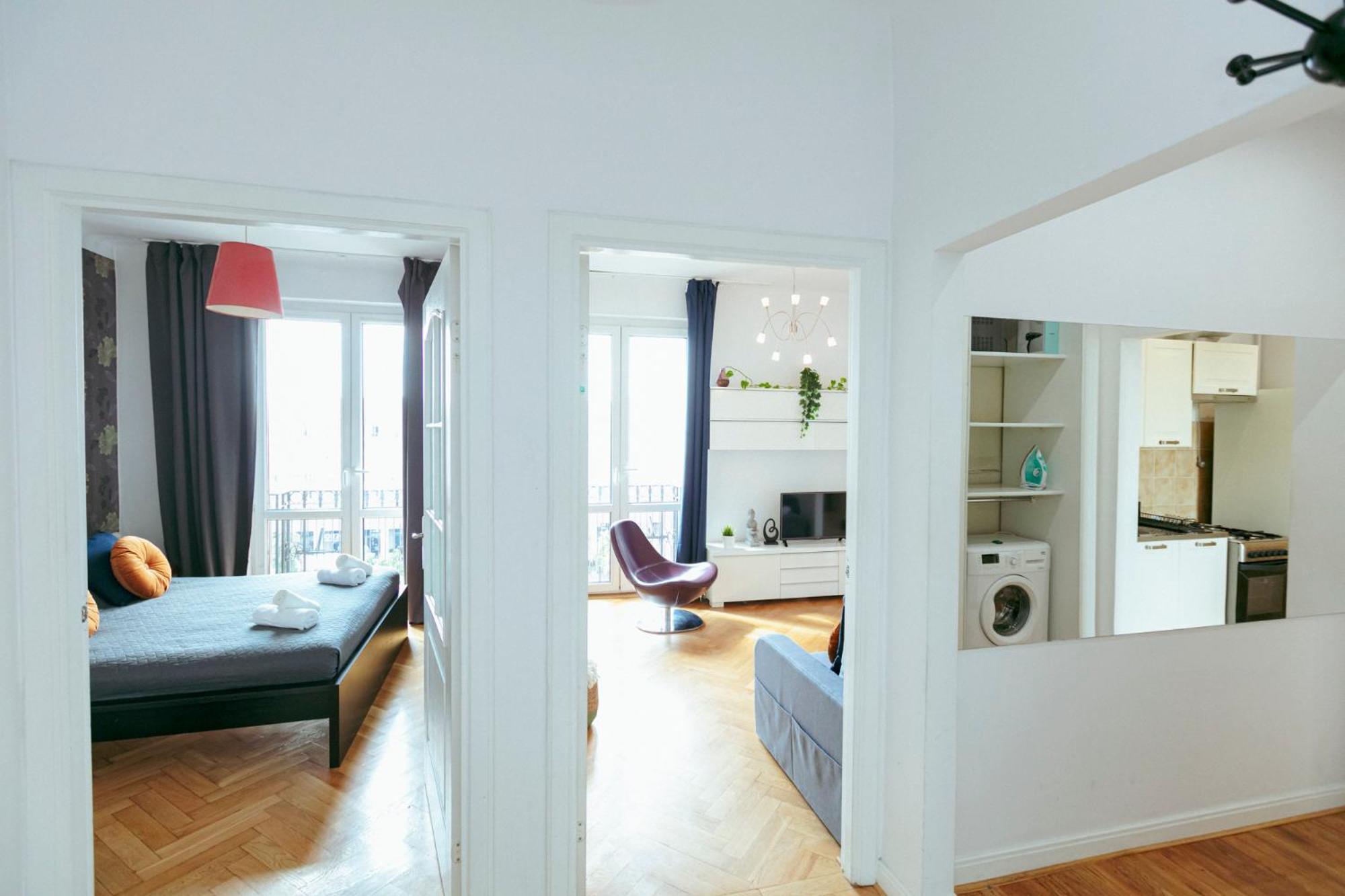 Plac Konstytucji 6 Grey - Bezplatny Garaz Podziemny - Free Parking - Apartament Dla 4 Osob Varšava Exteriér fotografie